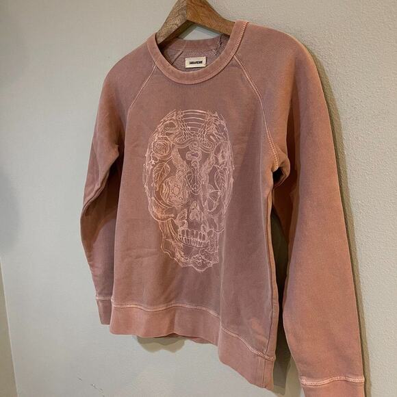 Zadig & Voltaire James Bis Overdye Sweatshirt. - Picture 2 of 5